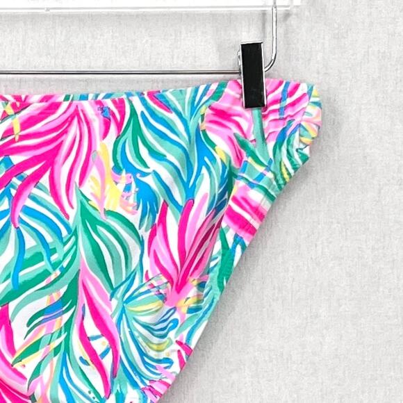 LILLY PULITZER Zarah Bikini Bottom Women 16 Sea Turtle Soiree Printed Side Twist - Picture 8 of 15